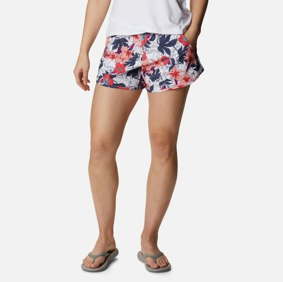Columbia Bogata Bay Stretch Floral Printed Shorts NWT size XL - Picture 5 of 15